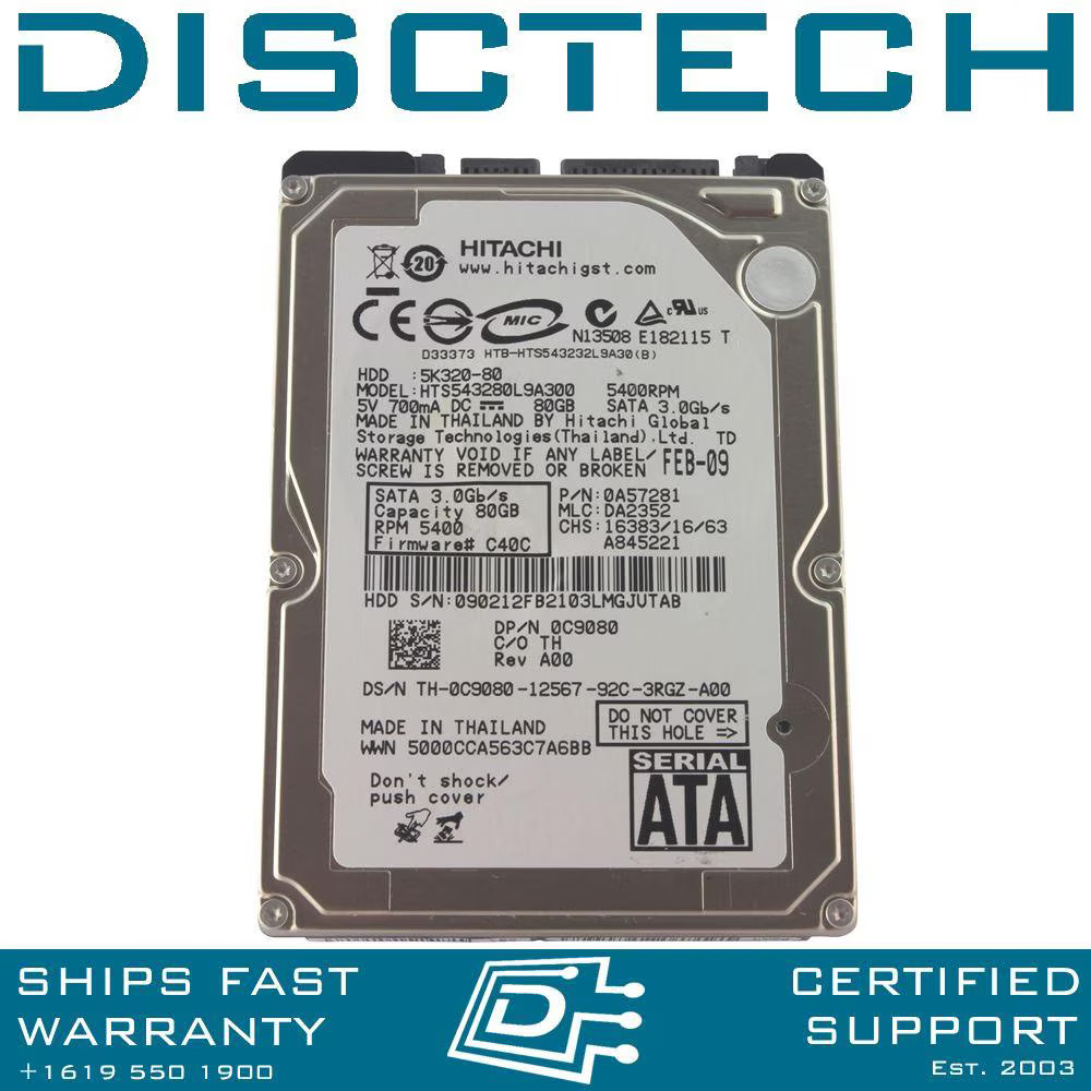 Hitachi Travelstar 5K320 0A57281 SATA Hard Disk Drive
