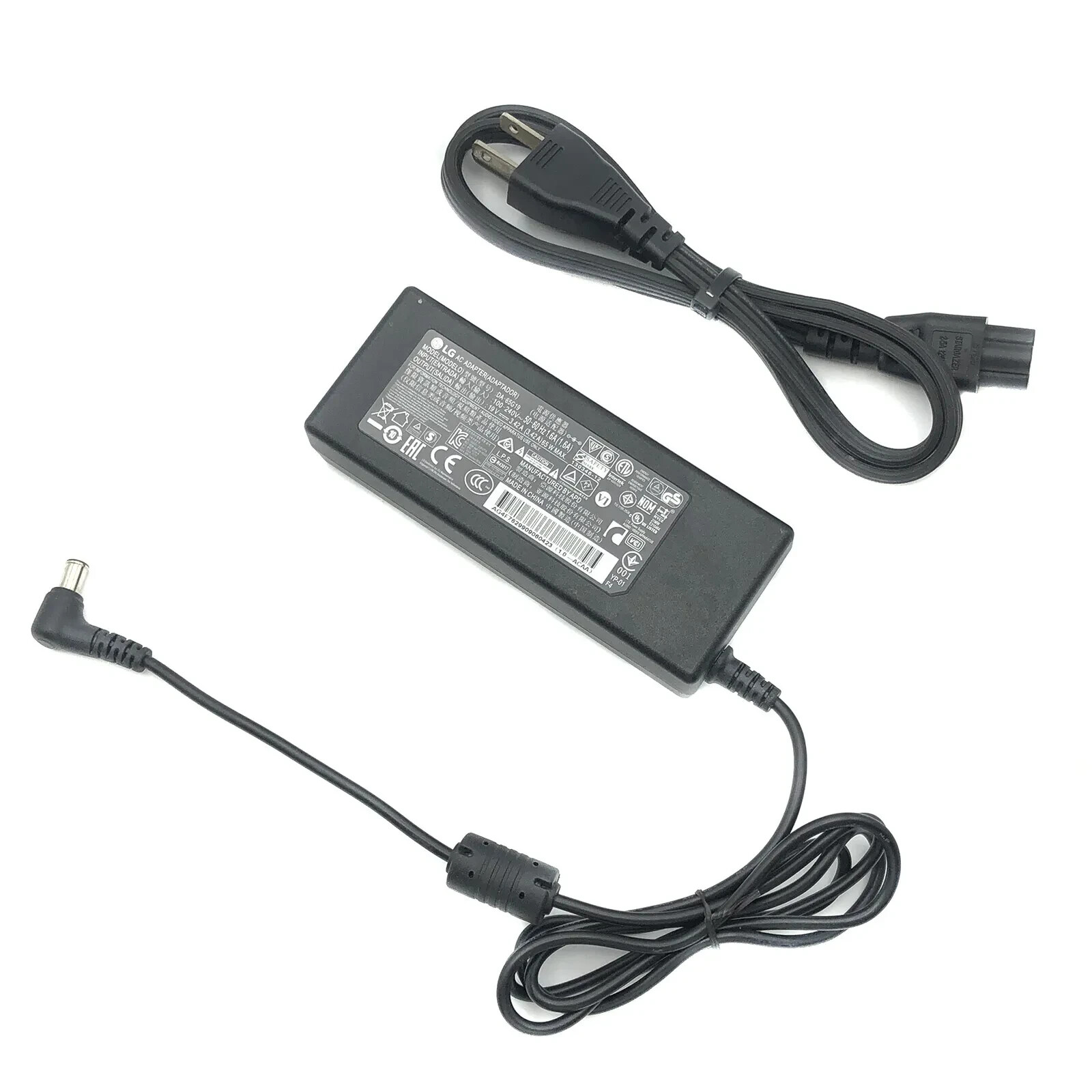 Genuine LG Chromebase AC Adapter DA-65G19 Monitor Power Supply 65W OEM