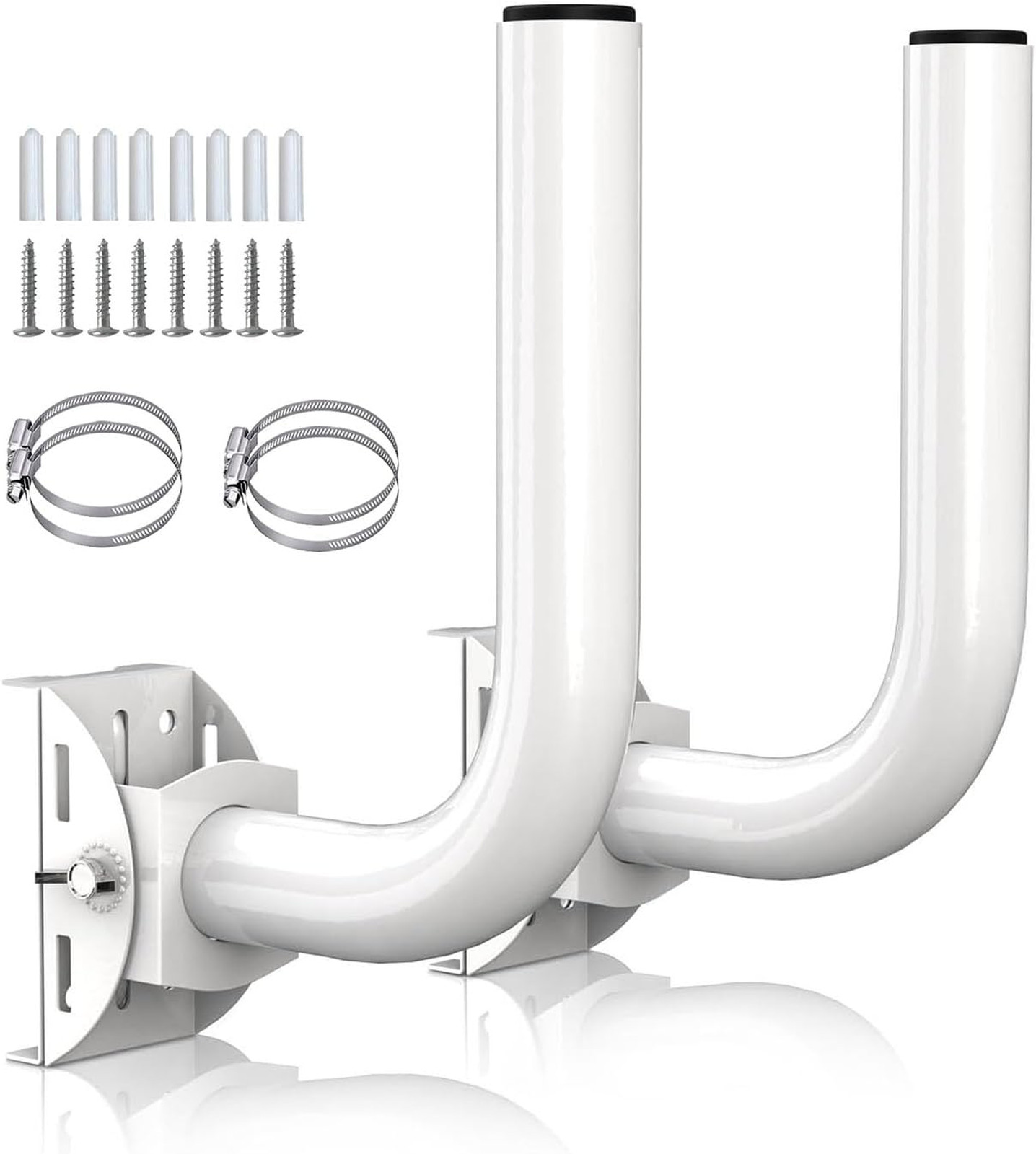 Wireless Bridge Bracket Mount 2-Pack, Pole and Wall Mount, Outdoor WiFi CPE