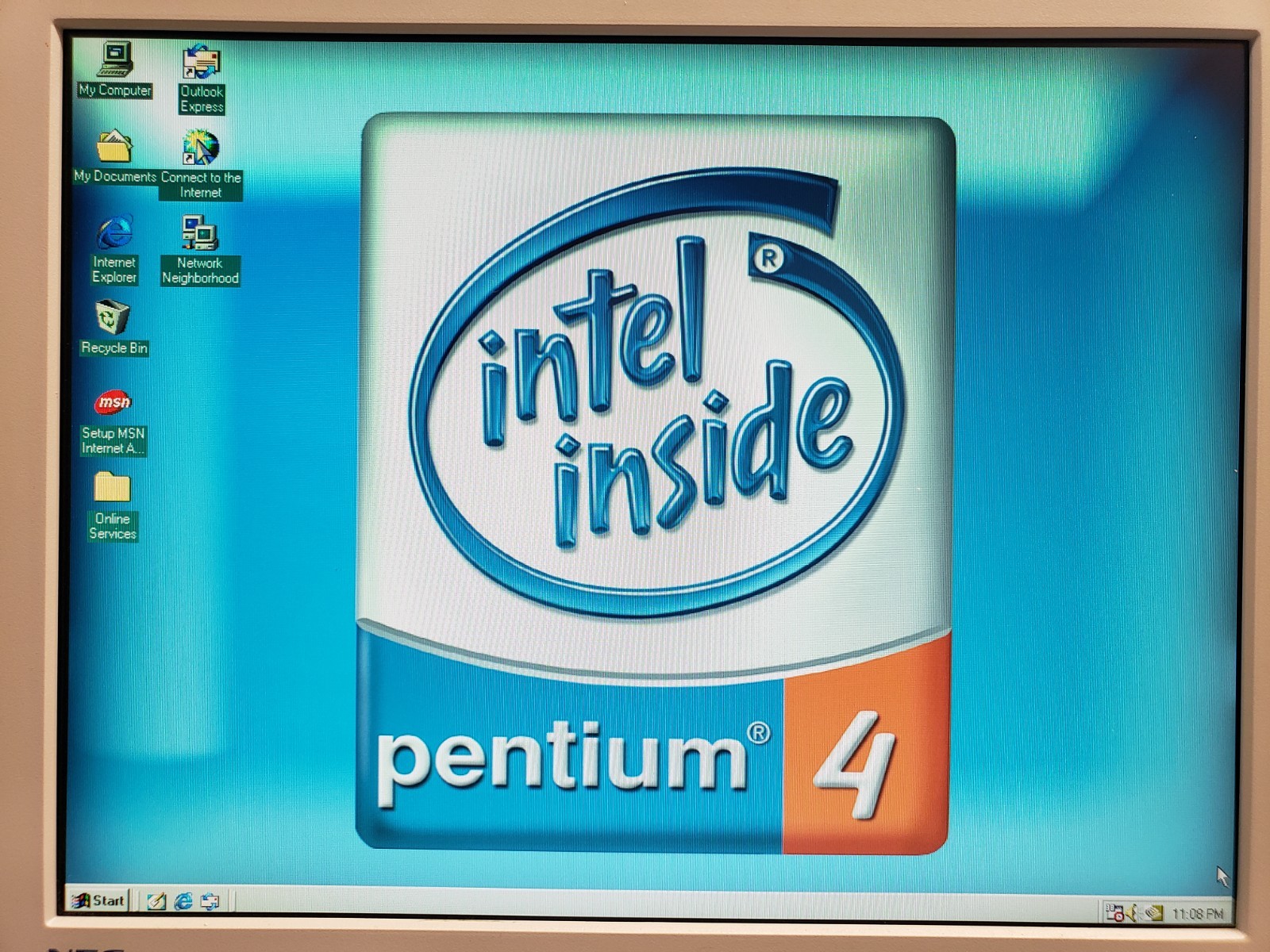 Vintage Zdad Custom Clone Retro Gaming PC P4 2.4GHz Intel D865PERL Mobo Win-98