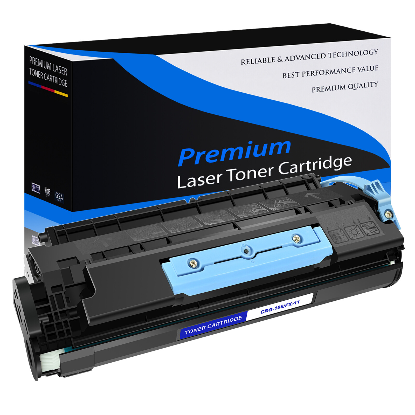 1 PK CRG106 0264B001AA Toner Cartridge Fit Canon 106 ImageClass MF6540 MF6595cx