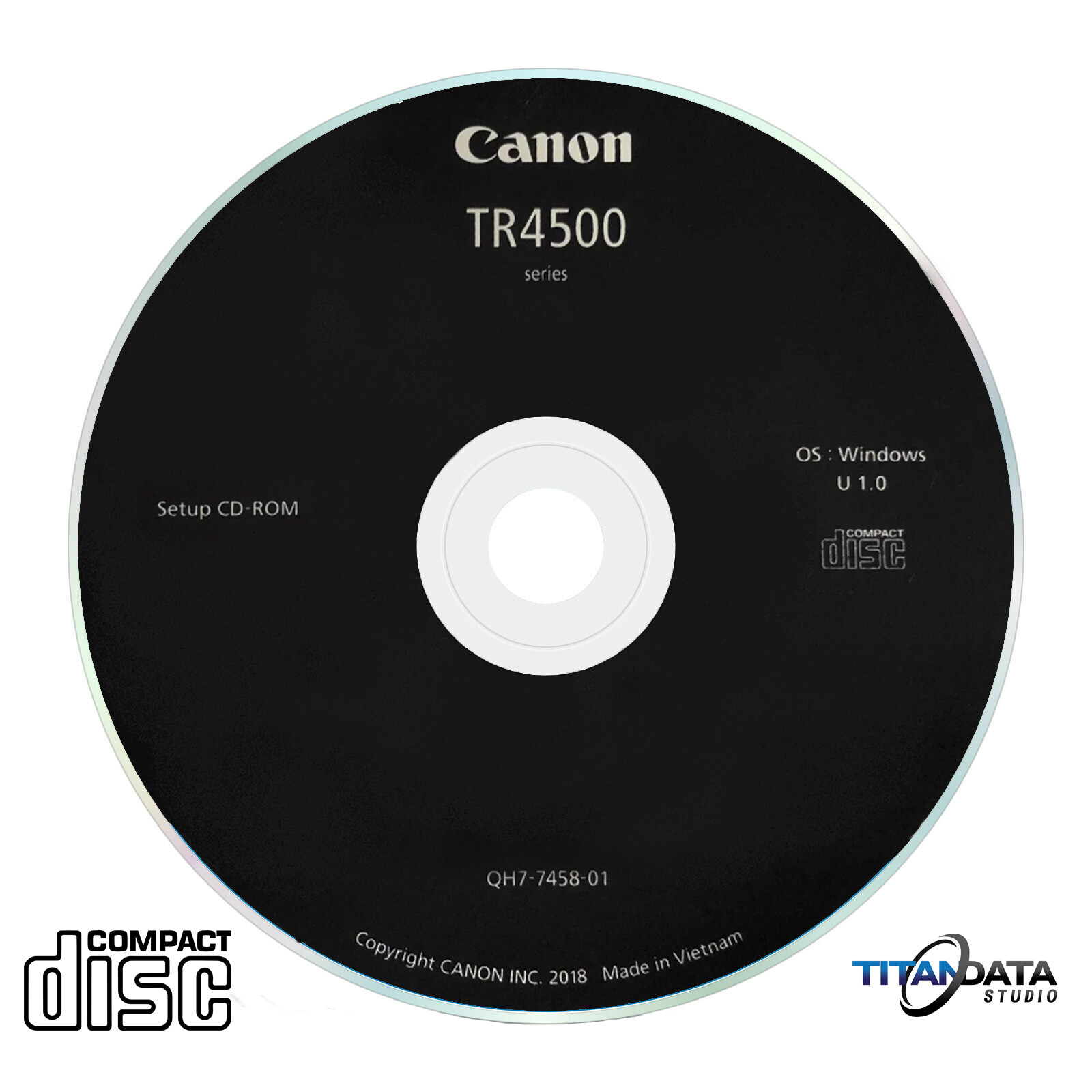 Setup CD ROM for Canon Pixma Install TR4500 Series Printer  TR4520 TR4522