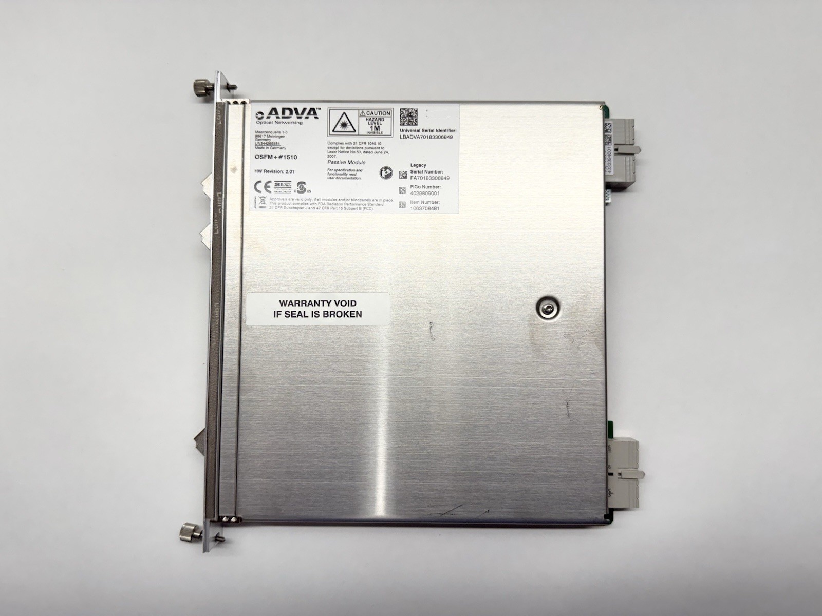 ADVA Optical Networking OSFM+#1510 PN 1063708481