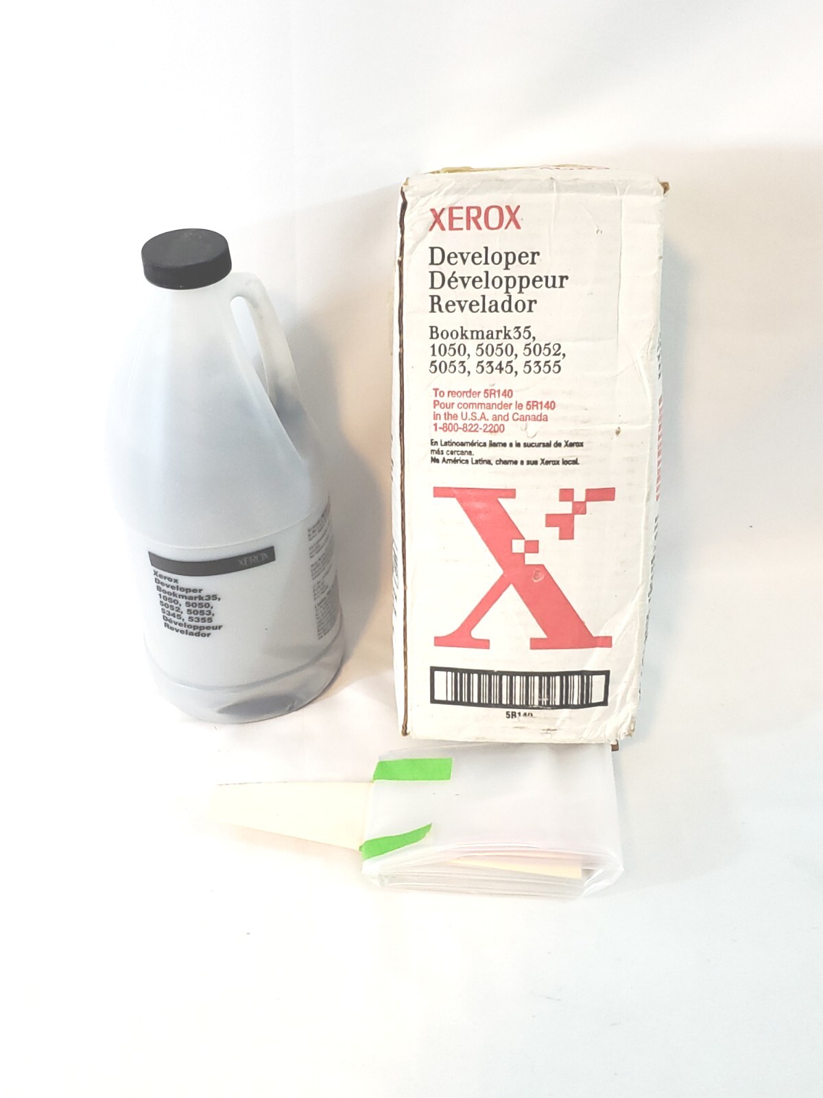 Xerox Black Developer 5R140 Genuine OPEN BOX for 1050 5050 5052 5053 5345 5355