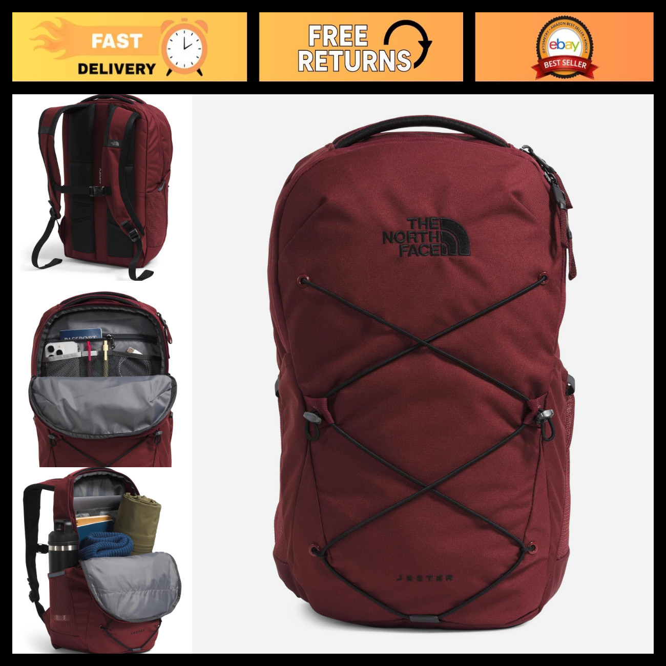 Everyday Laptop Backpack, PFAS Free, Durable, Water-Resistant, Multi-Compartment