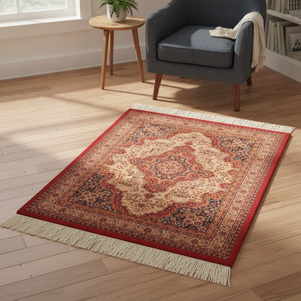 Persian Carpet Mouse Pad Bohemian Rug Desk Mat Non-slip 10x7 Inch Office Home