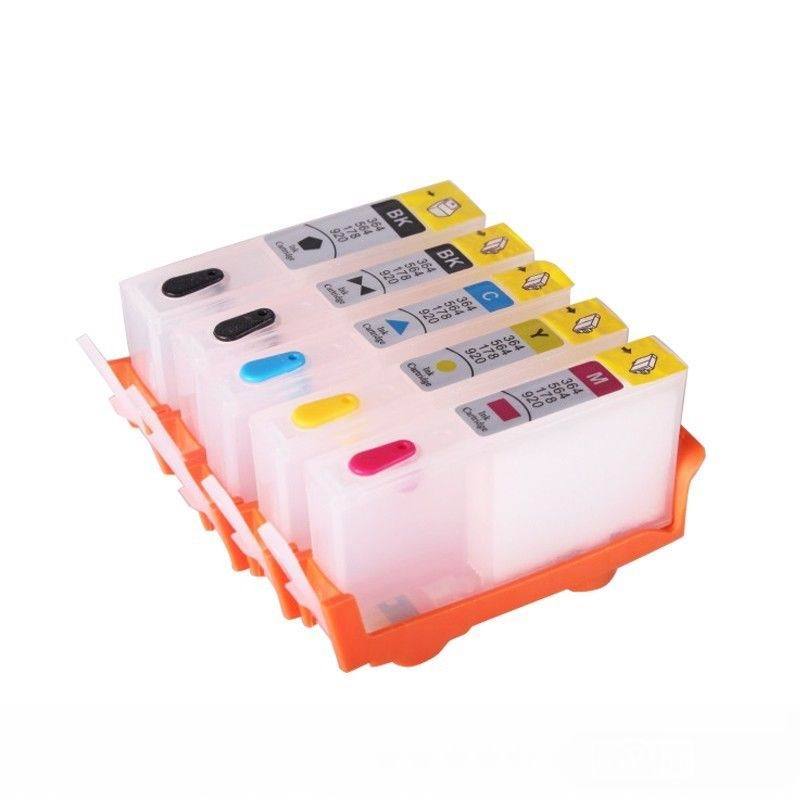 5 Empty Refillable ink for HP 564 Photosmart 5510 5511 5512 5514 5515 5520