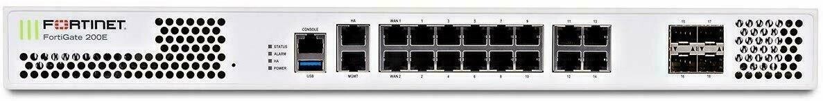 Fortinet FortiGate FG-200E Network Security Firewall 18xGE port Switch managed