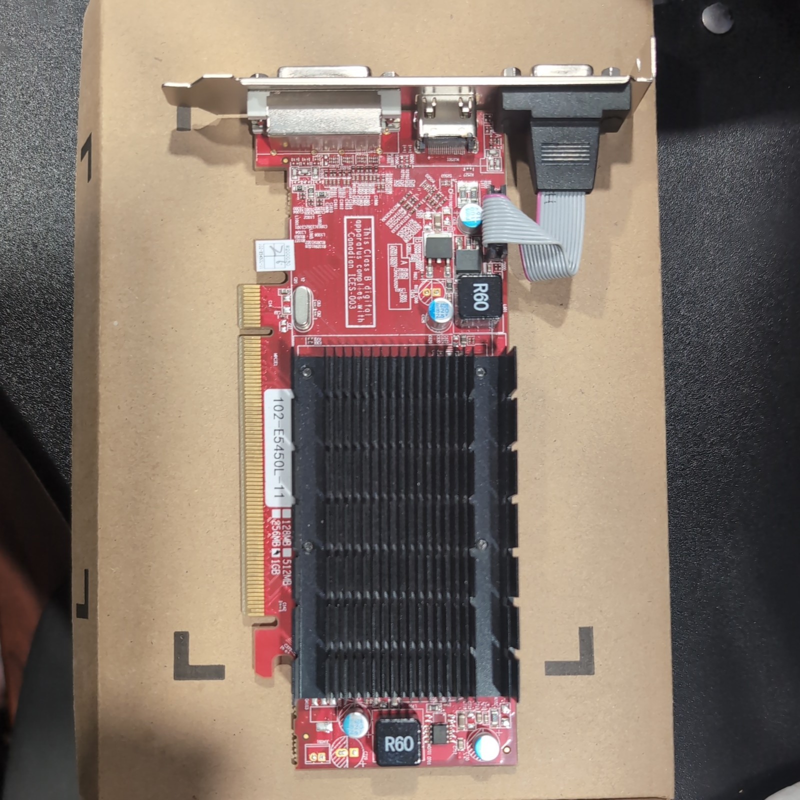 VisionTek 401478 Radeon 5450 1GB PCIE HDMI DVI VGA Video Graphics Card