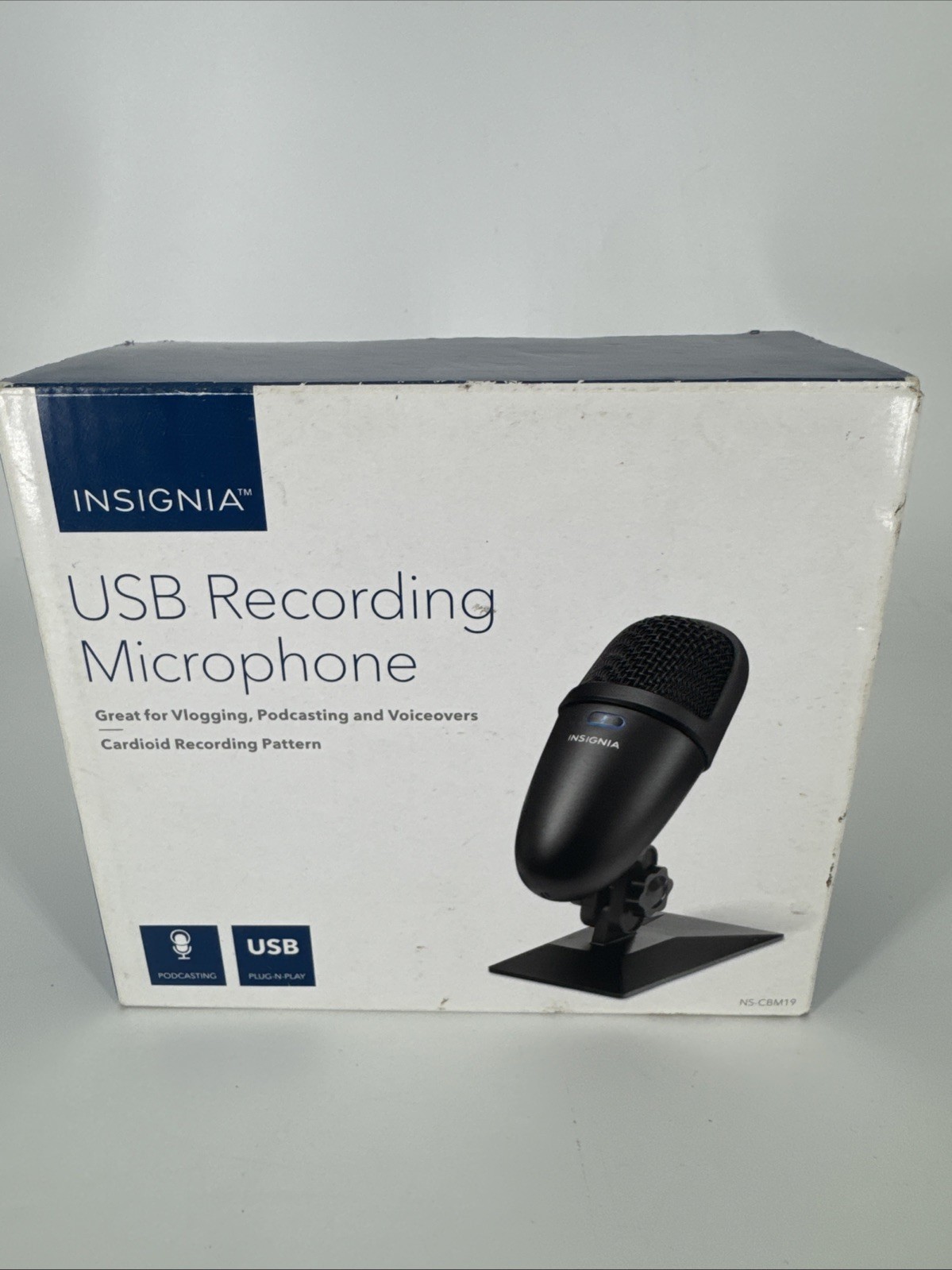 Insignia USB Recording Cardioid Microphone NS-CBM19