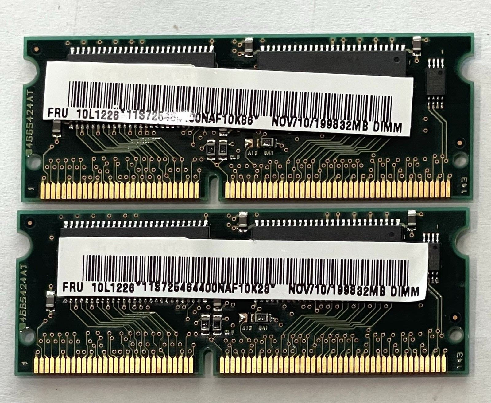 IBM 64 (2x32Mb) FRU 10L1226 RAM Memory for ThinkPad 600 Series