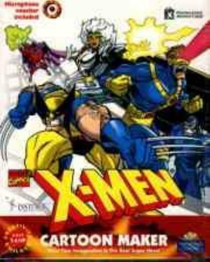 X-Men Cartoon Maker PC CD create animated super hero comic book characters game