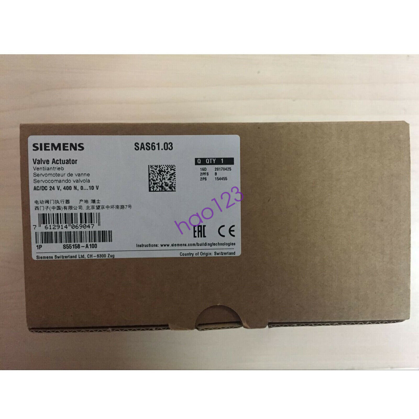 1PC NEW FOR SIEMENS Valve Actuator SAS61.03 Replace SQS65 DHL/FedEx