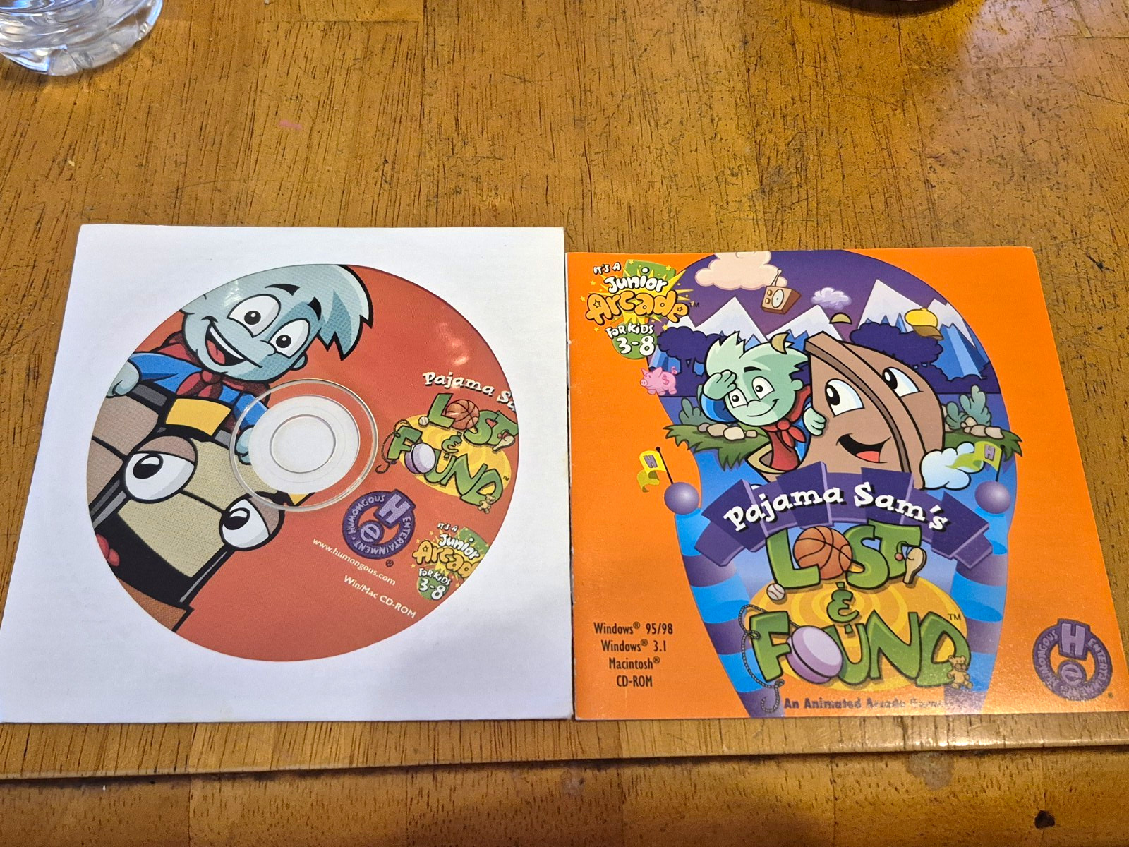 Humongous Entertainment Pajama Sam's Lost & Found CD Win 3.1/95/98/Mac