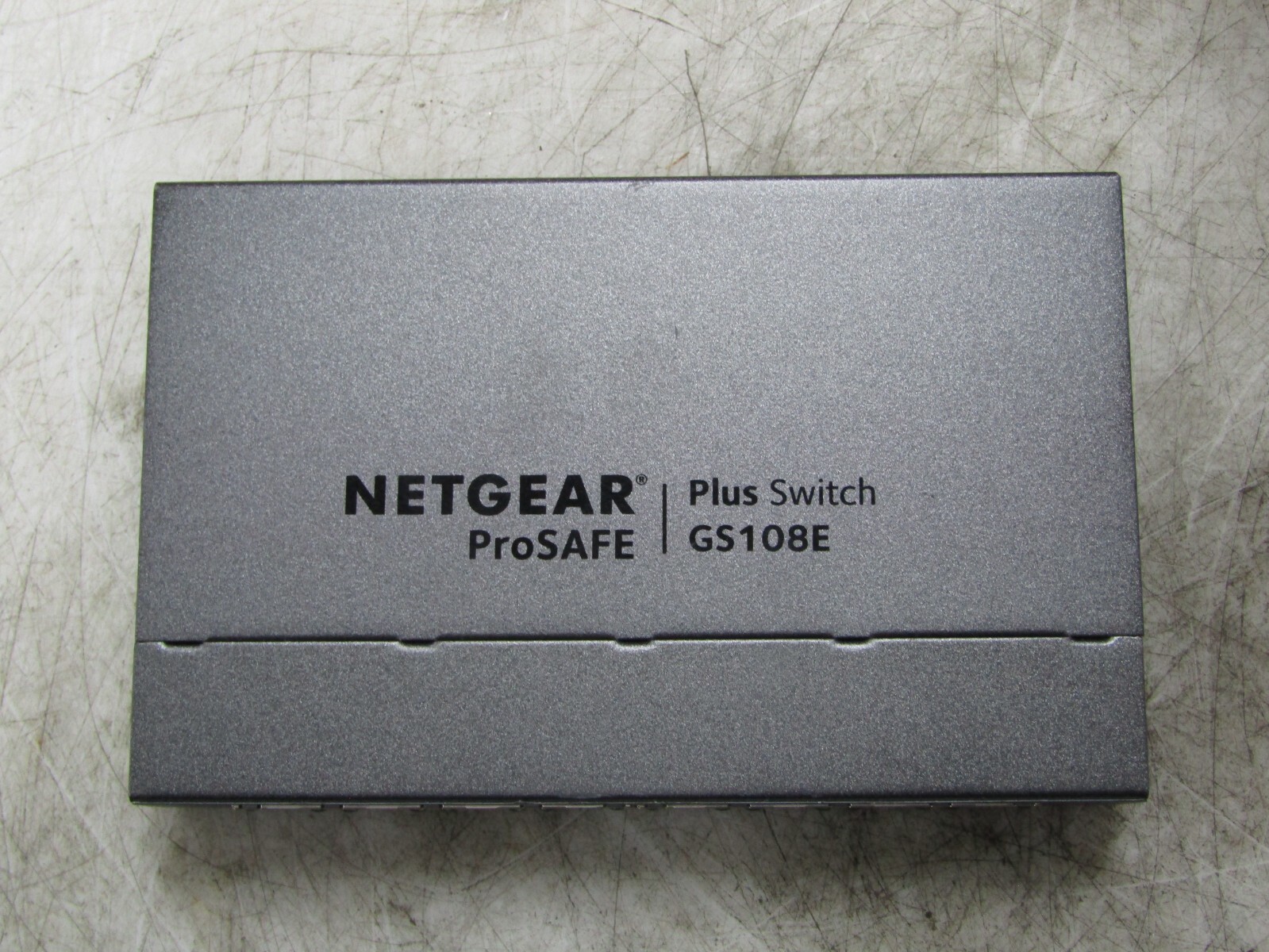 💥NETGEAR PROSAFE PLUS 8-PORT GIGABIT SWITCH 12 VAC 0.5 AMP GS108E