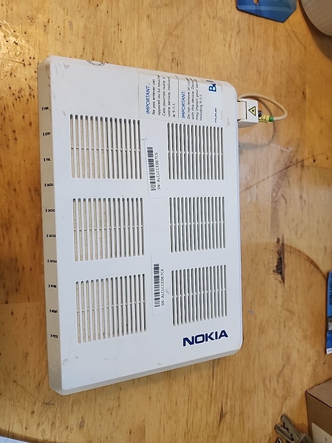 Nokia ONT G240G-A Fiber Optic Modem for Residential  G-240G-A