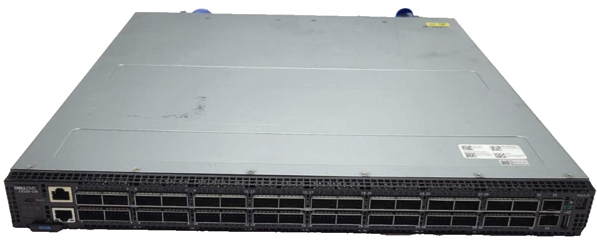 Dell EMC Z9100-ON 32-Port 100GbE QSFP28 2x10 GbE SFP+ Network Switch with 2x PSU