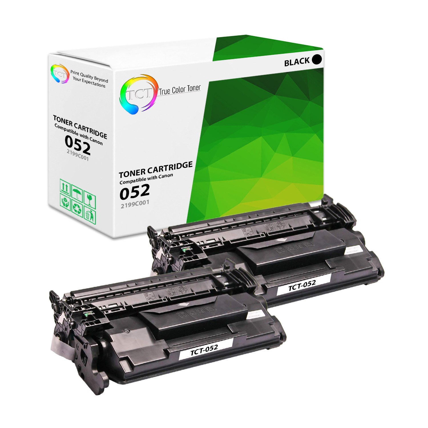 2Pk TCT 052 For Canon ImageClass MF426dw MF424dw LBP214dw Compatible Toner