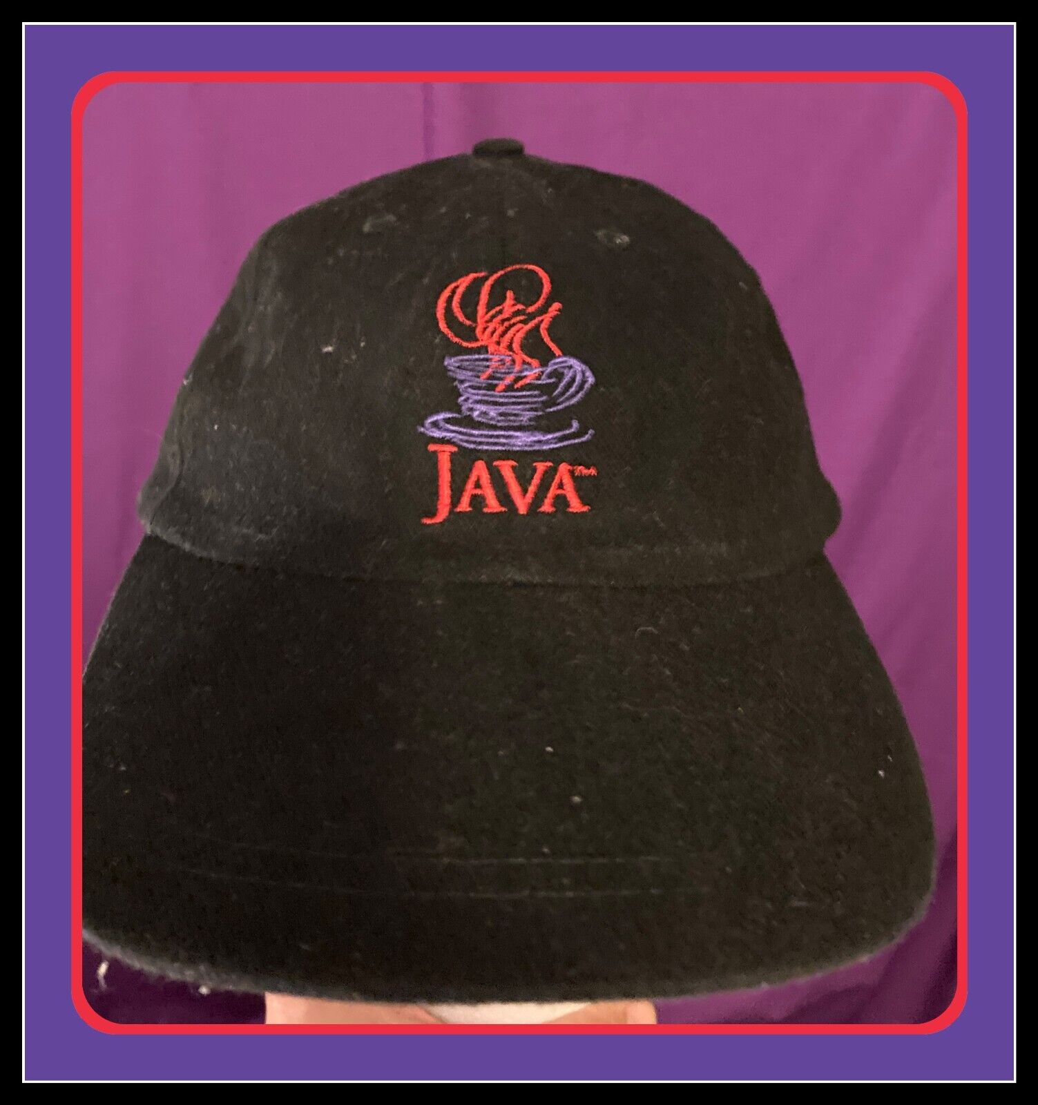 Vintage Sun Microsystems Java Javascript Computer Programming Software Hat Cap