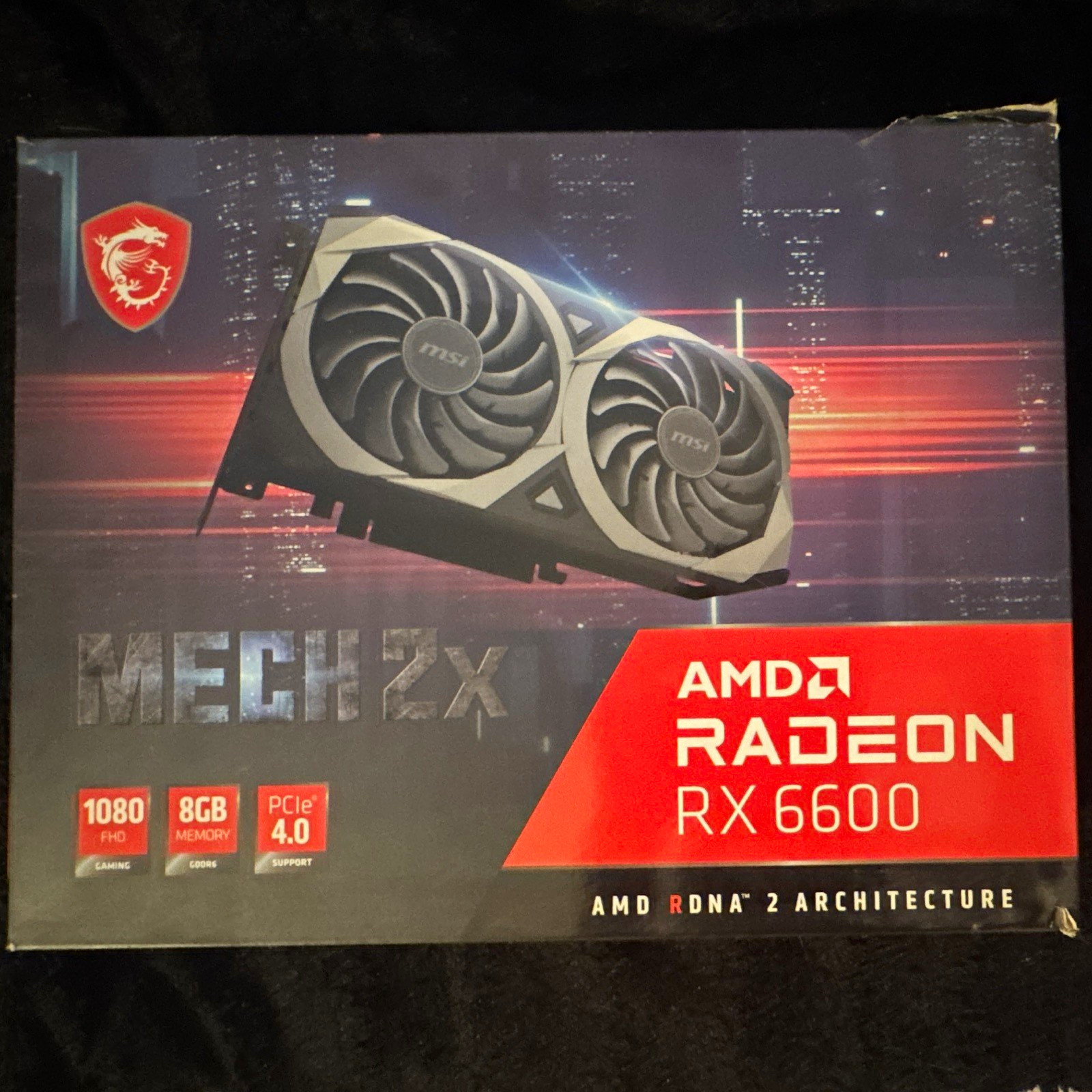 MSI AMD Radeon RX 6600 Mech 2 X 8GB GDDR6 PCIe 4.0 x16 [READ DESCRIPTION]