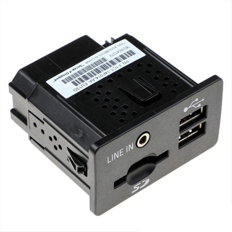 F1CT14F014AA Player USB Socket with Card Reader for TRANSIT KUGA