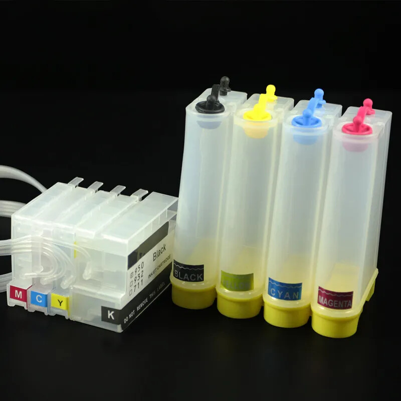 711 Continuous Ink Supply System For HP T120 T520 CISS With Chip 4Colors/Set