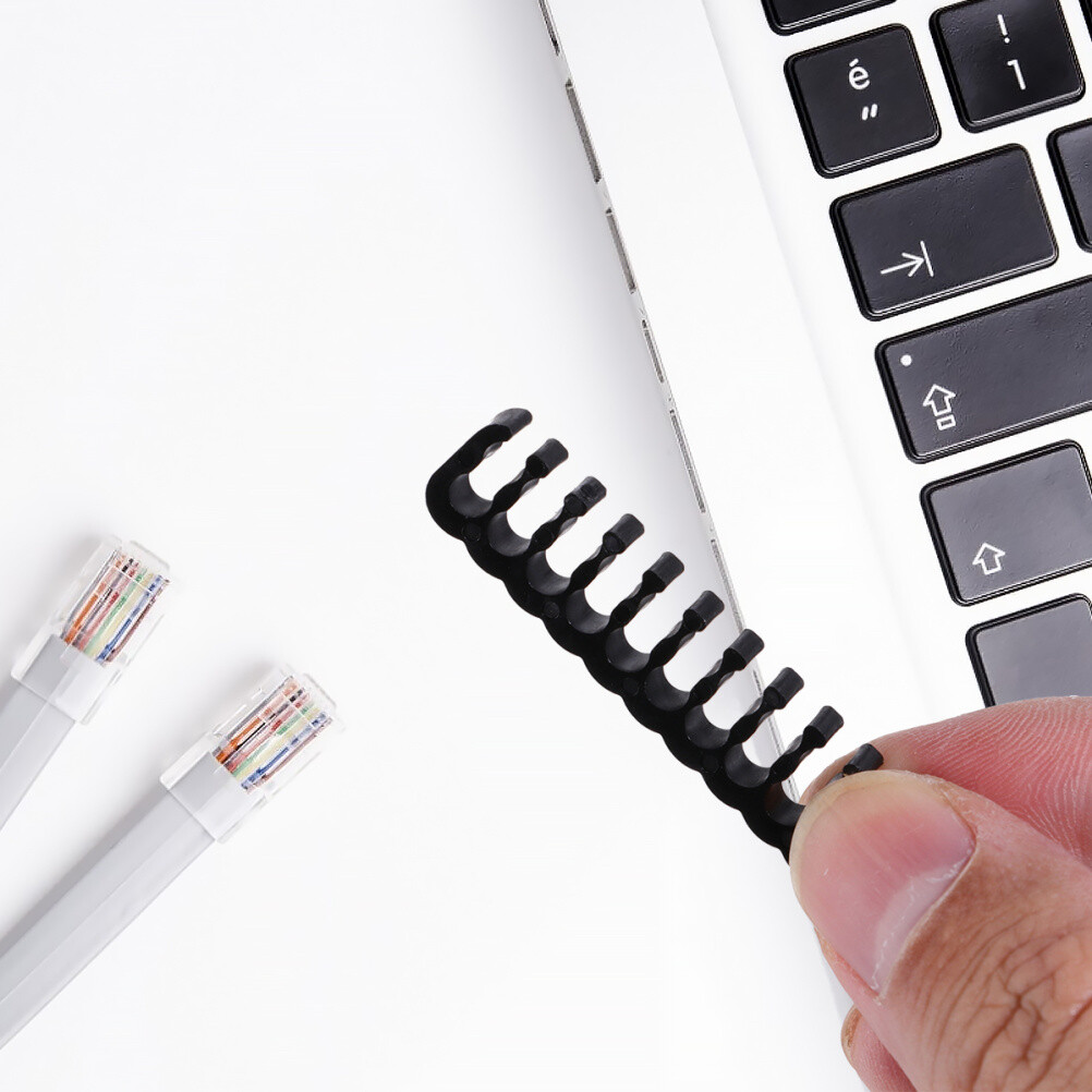 24pcs PC Cable Comb Motherboard 24Pin 8Pin 6Pin Cable Comb for Computer