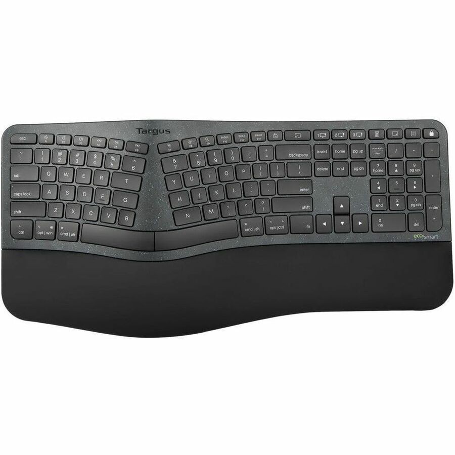 Targus&reg; Sustainable Ergonomic Wireless EcoSmart&reg; Keyboard