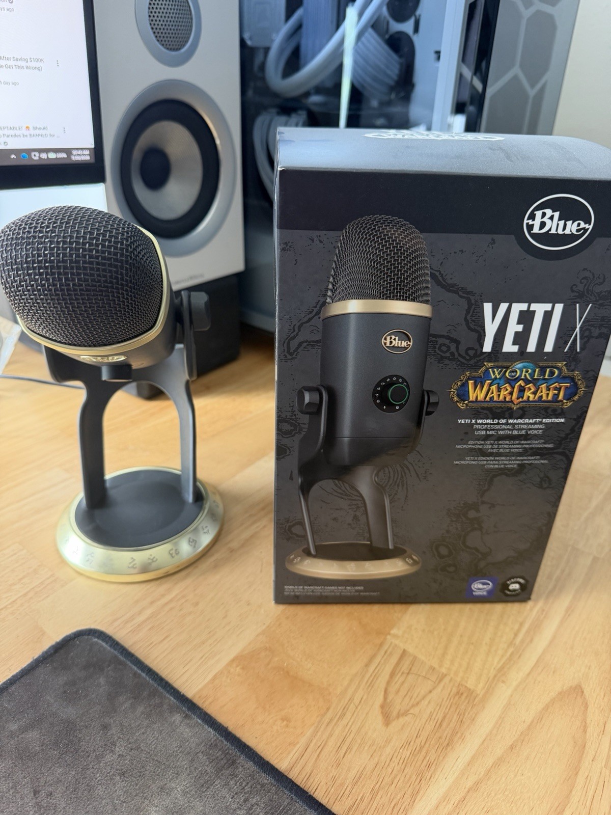 Blue Yeti X World of Warcraft Edition USB Microphone Limited Edition Black