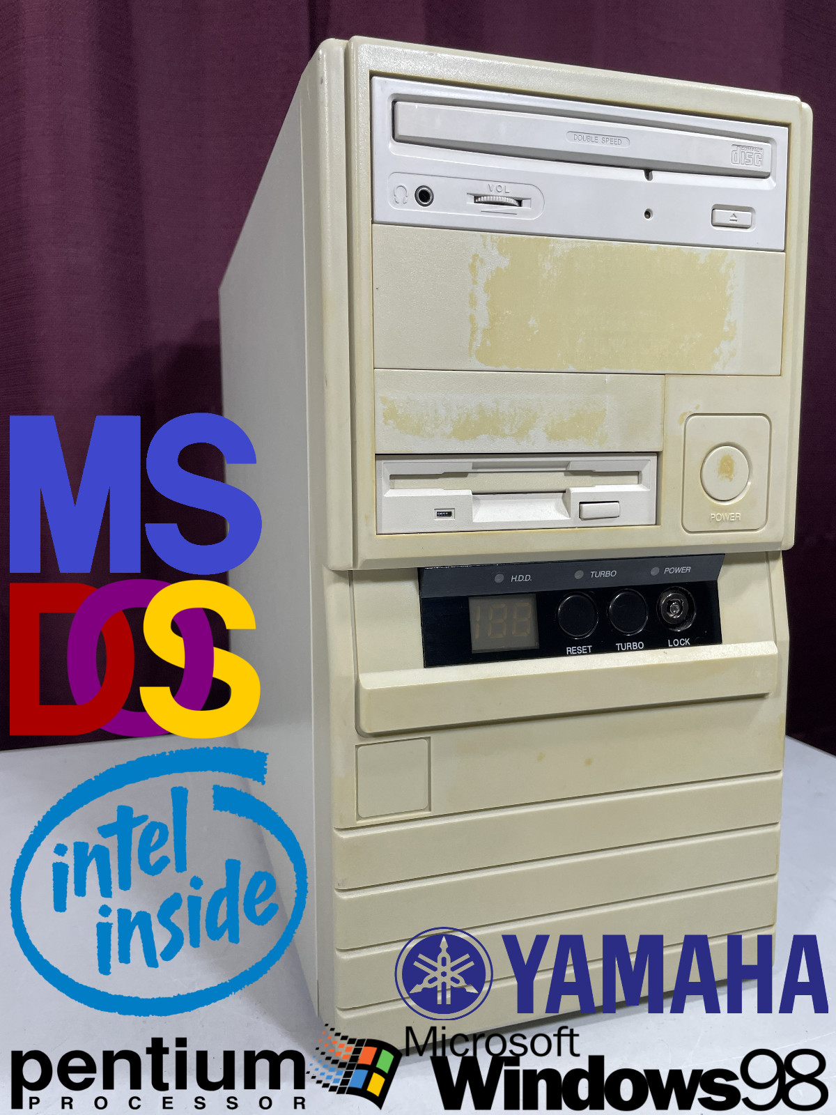 RESTORED Windows 98 & DOS Vintage Retro Classic Gaming PC Yamaha ISA