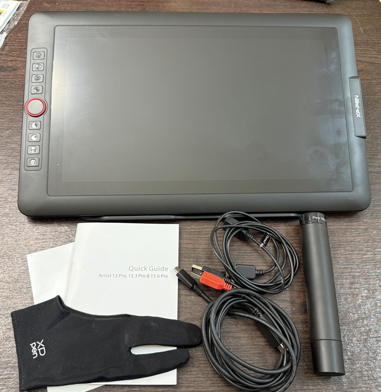 XPPen Artist 12 3rd Graphics Drawing Tablet X4 Stylus  2 Dial Wheels and 8 Keys