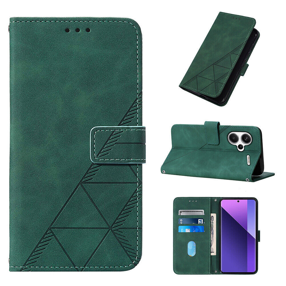 Flip Embossed Leather Wallet Cover Case For A8 A6 A5 A42 A32 A22 A12 A70 A40