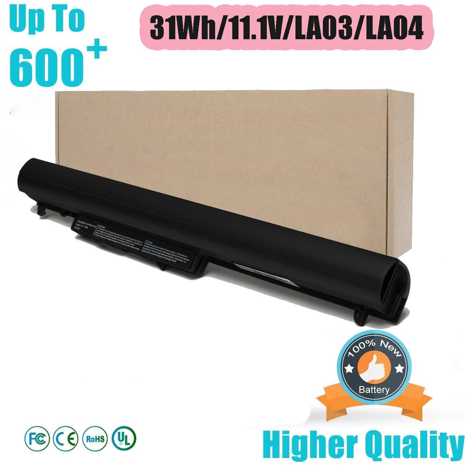 BATTERY REPLACE WITH HP SPARE 776622-001 (LA03 LA04) For HP 15-f272wm 15-f222wm
