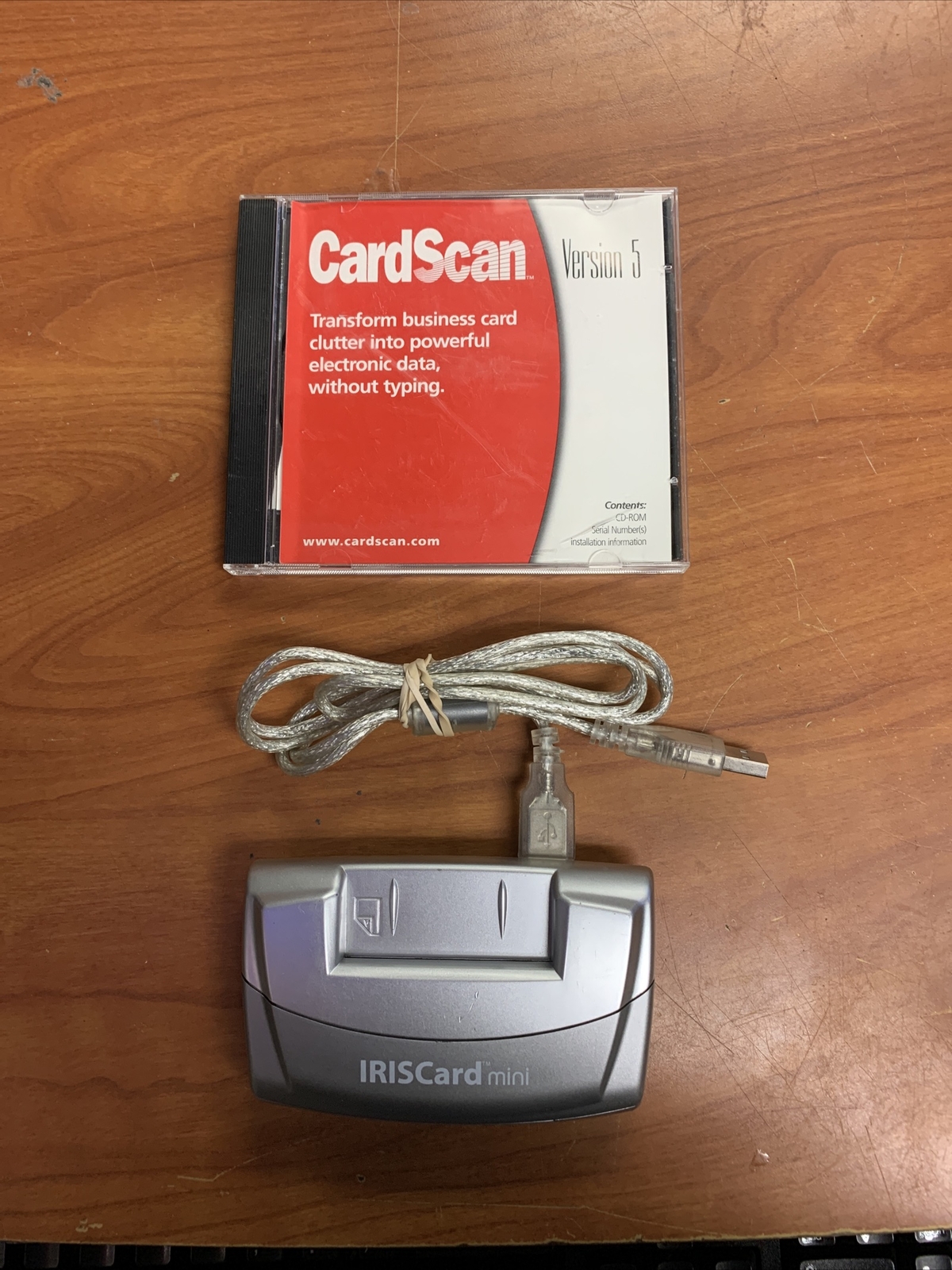 IRIS Card Mini 4 Personal Business Card Scanner IBCR III WITH SOFTWARE