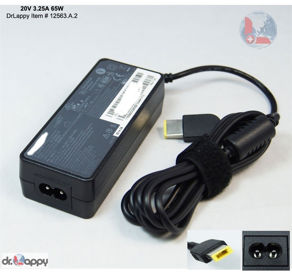 65W Adapter Charger for Lenovo 00HM658, 00PC757, 01FR039, 01FR050, 03X6286,