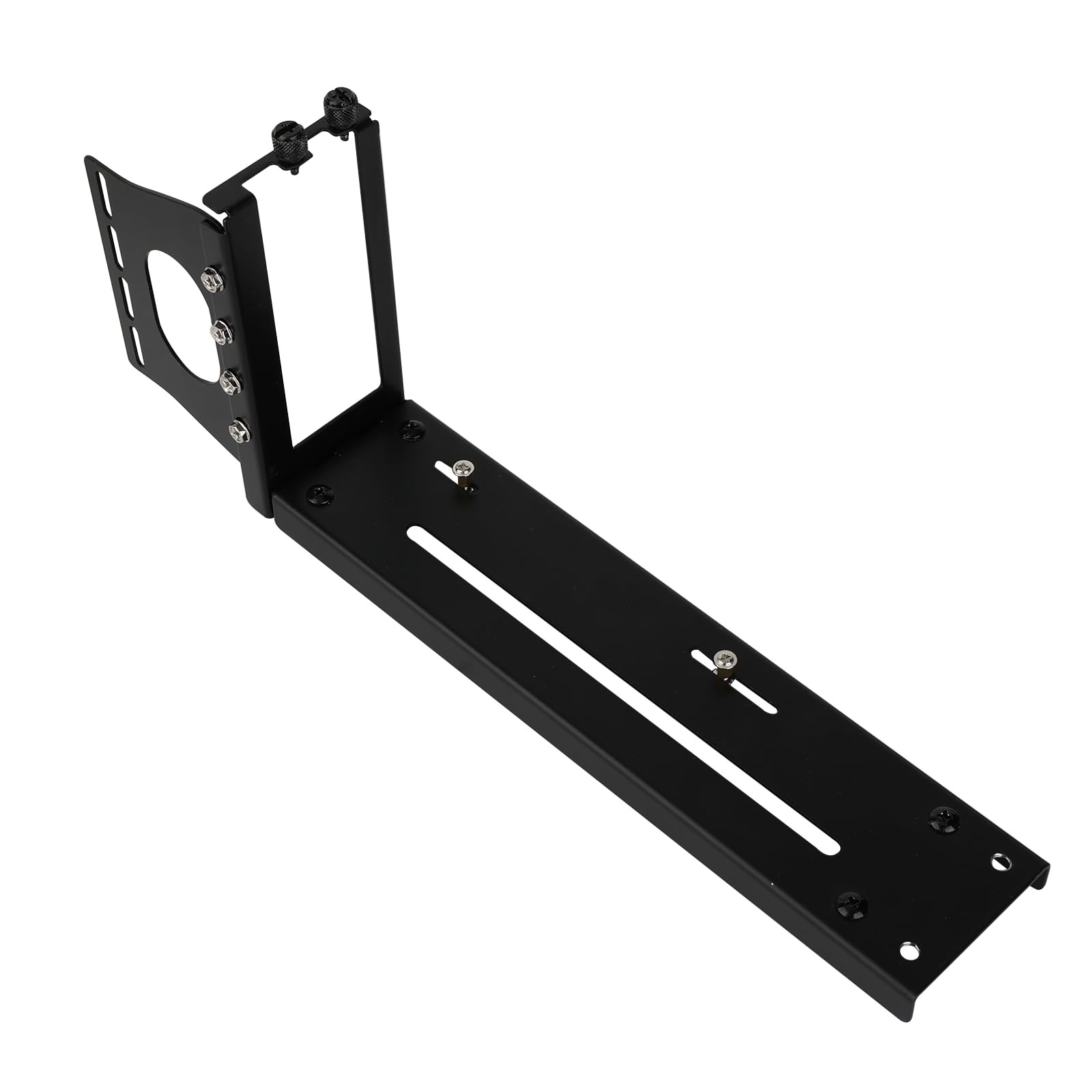 XRIKUI Graphics Card Bracket with Versatile Vertical GPU Mount Black