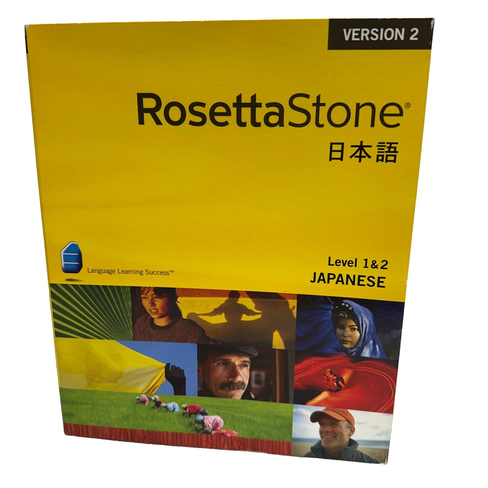 W~Rosetta Stone V2: Japanese Level 1-2 Set School Homeschool Learning, Very Good