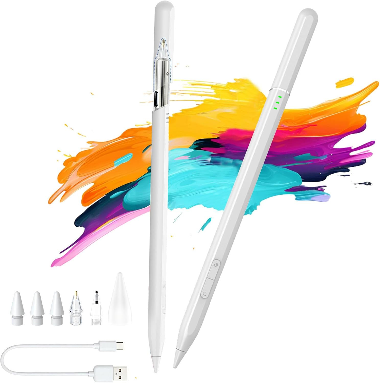 Stylus Pen for Ipad 2018-2026 Fast Charge USB C Pencil for Ipad A16/Pro/Air