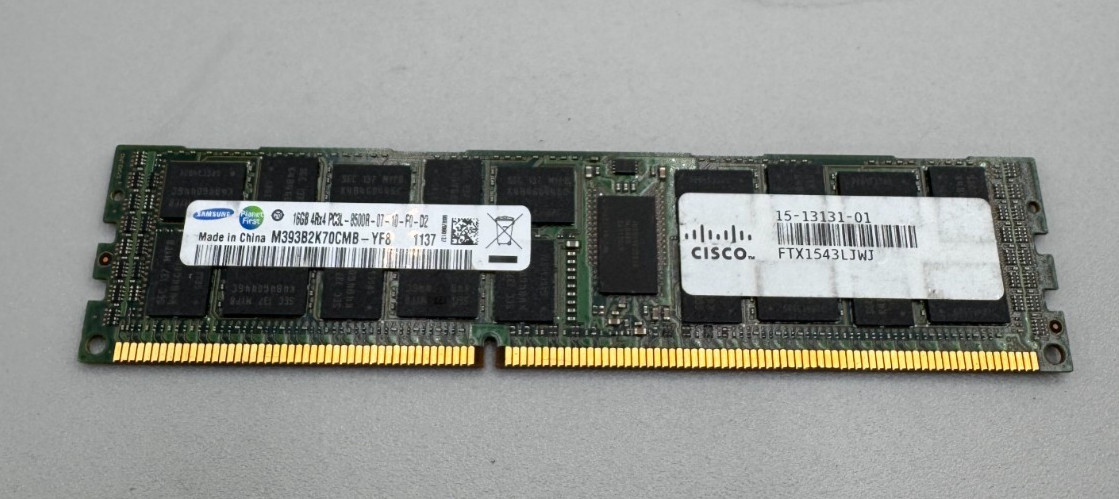 Samsung DDR3 16GB PC3 8500R MHz RAM Memory For Server Excellent/Big