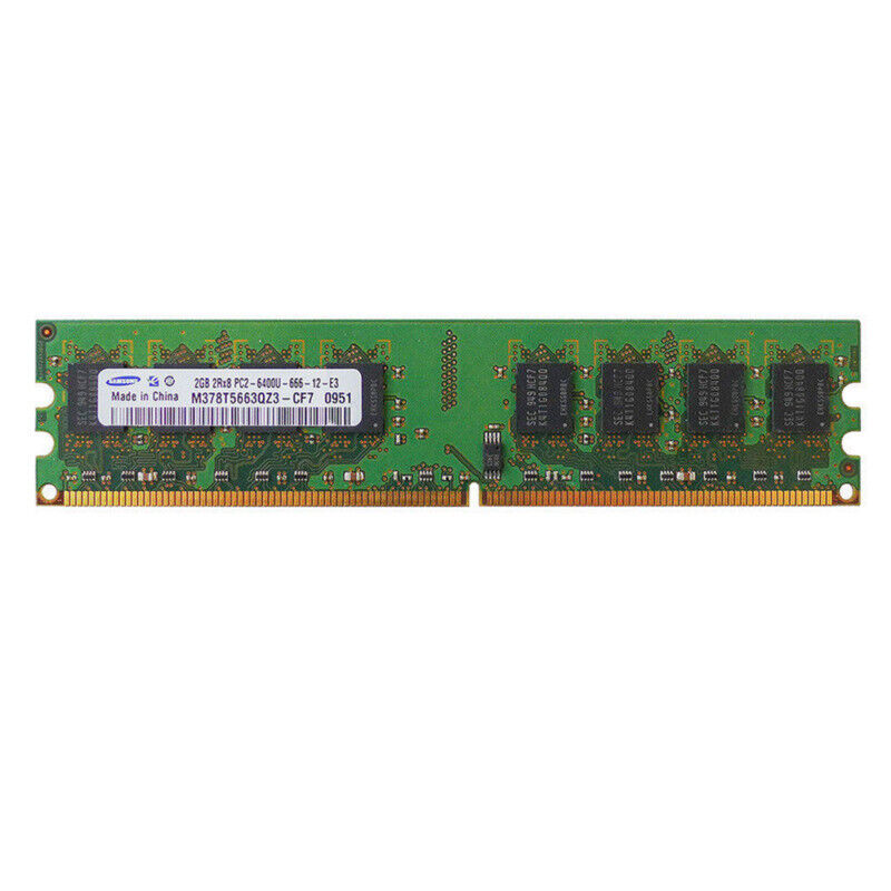 For Samsung 2GB DDR2 800MHz PC2-6400U RAM memory intel OEM DIMM Desktop RAM