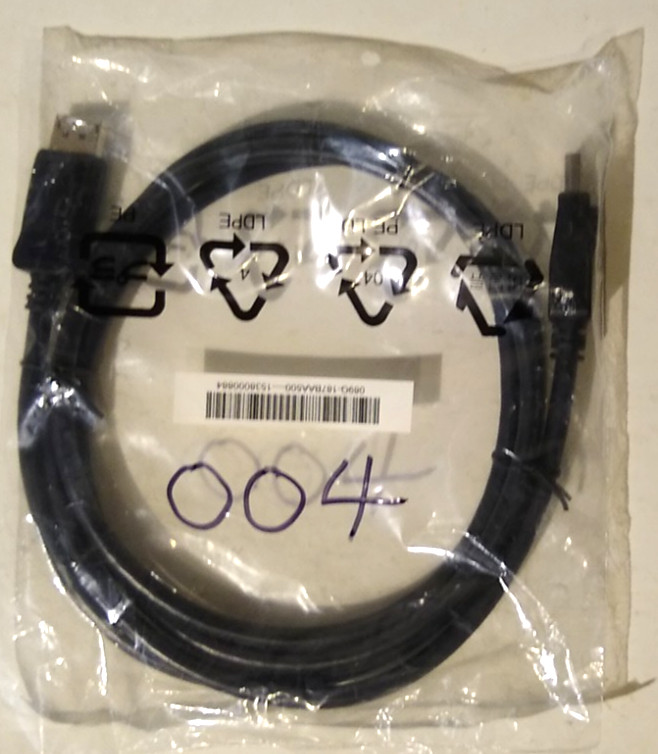 BizLink 6ft DP/M‑M 089G‑187BAA500 Cable – 1.8 m DisplayPort, Locking, Black