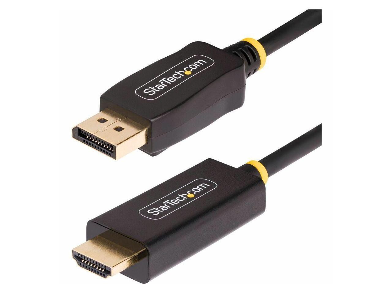 StarTech 10ft (3m) DisplayPort to HDMI 2.0b Adapter Cable, 4K 60Hz with HDR