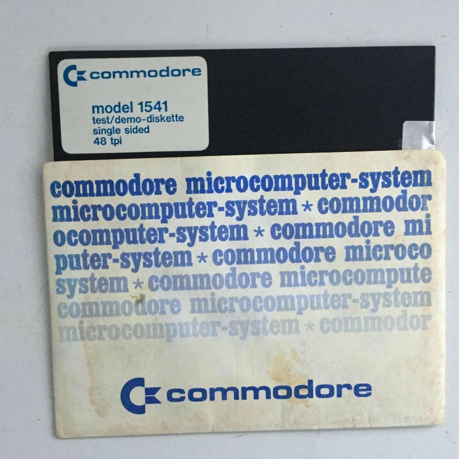 1541 Disc Drive Test Demo Commodore 64 C64 Computer Floppy Disc
