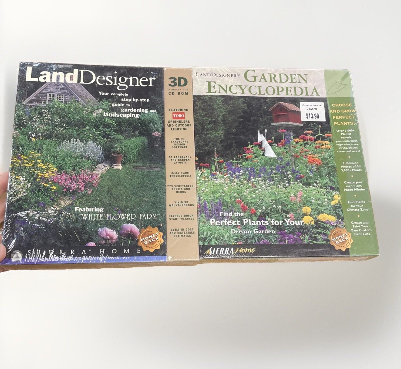 Land Designer 3D & Custom Designer 3D Design Box Sets - Lot of 2 (CD ROM) Sealed