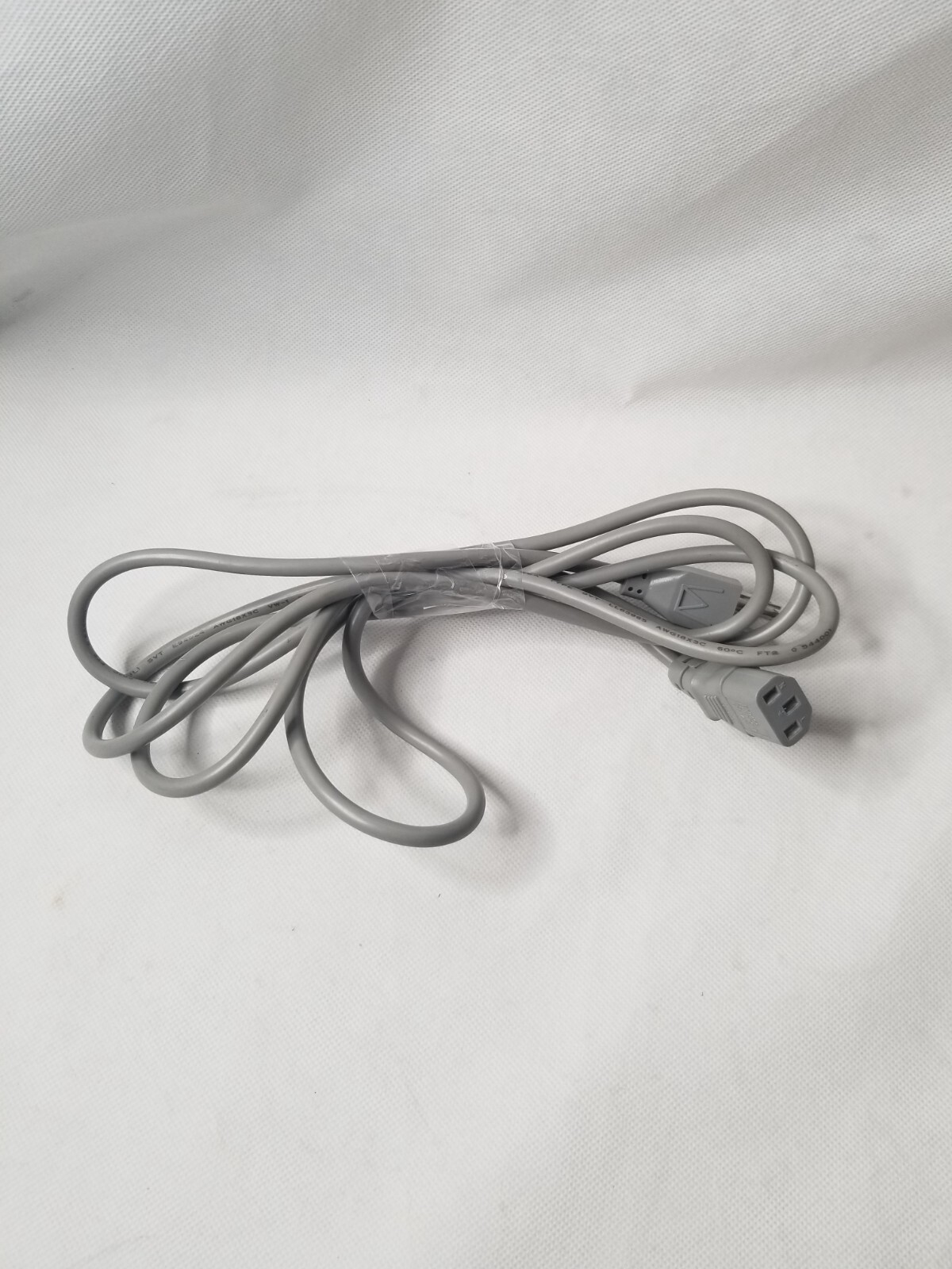 3 Prong power cord Chiao Lin CL-105 E58405 LL107017 10a 125v 7.5 Feet Gray E1