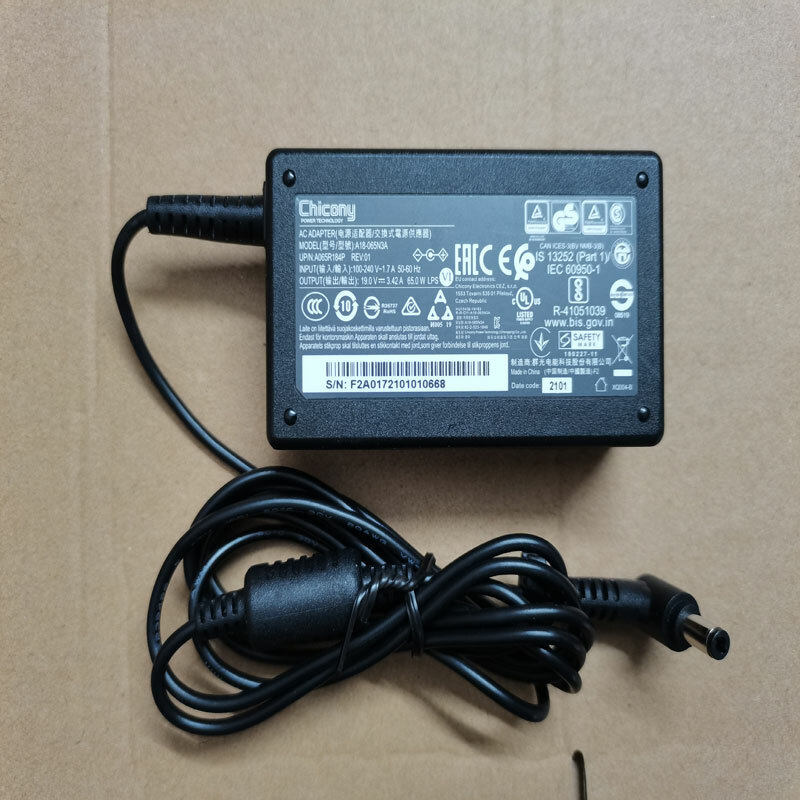 MSI Modern 15 A10RB-027 Charger Genuine Chicony 19V 3.42A A18-065N3A OEM 65W