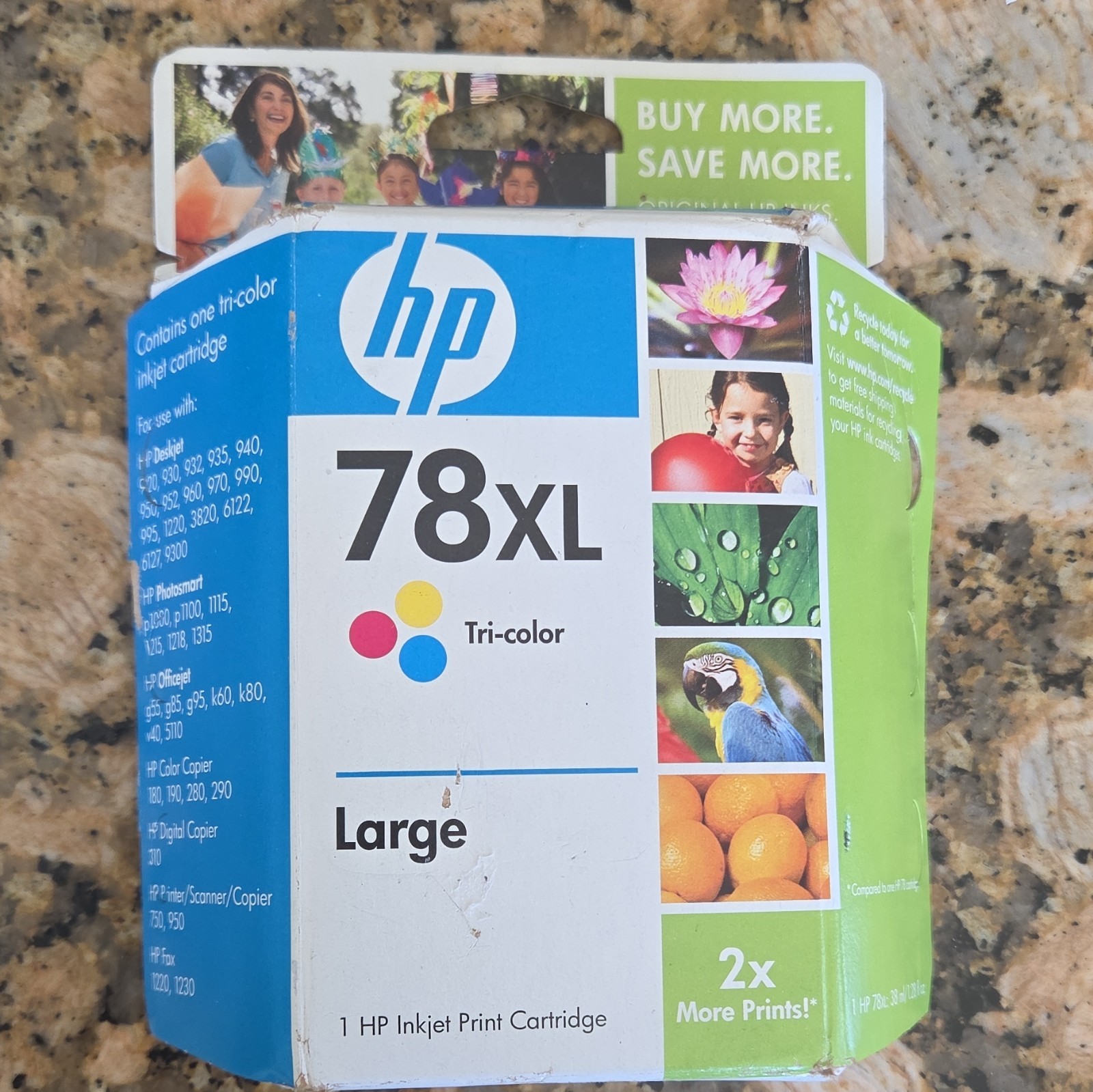 HP 78XL Genuine Original Tri-Color Inkjet Ink Cartridge 38 mL 1.28 fl oz