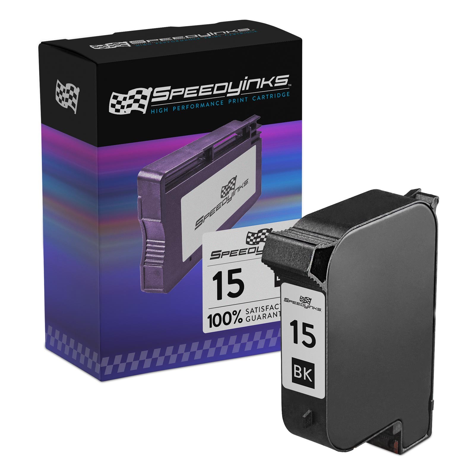 Reman replacement for HP HP15 Black Inkjet Cartridge (C6615DN #15)