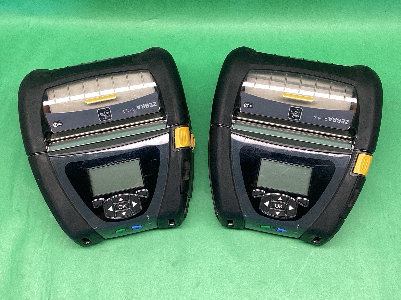 x2 Zebra QLN420 Mobile Label Printer - UNTESTED - LOT OF 2