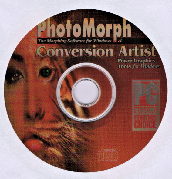 PhotoMorph Conversion Artist Software Windows PC CD-ROM (1994) Andover Adv Tech